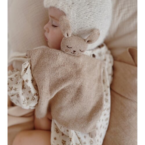 MAIN SAUVAGE knit cuddle cloth - bunny sand
