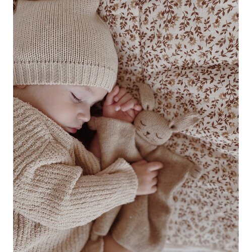 MAIN SAUVAGE knit cuddle cloth - bunny sand