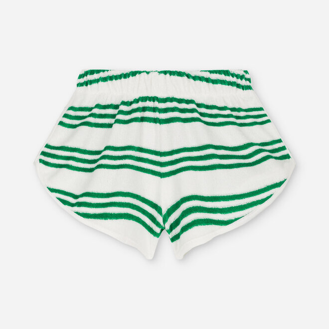 juju short green stripes