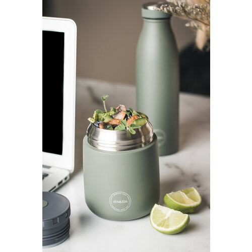 AYA&IDA foodie container - 500 ml - tropical green