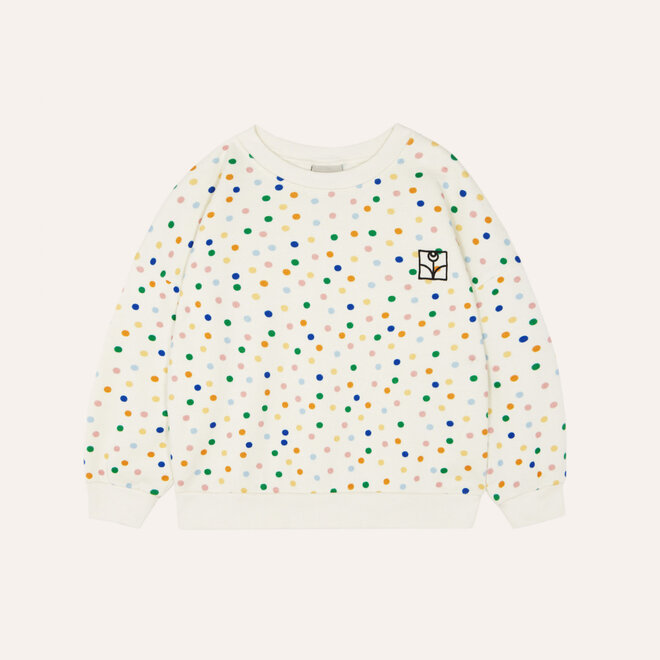 kids sweatshirt - dots allover oversized