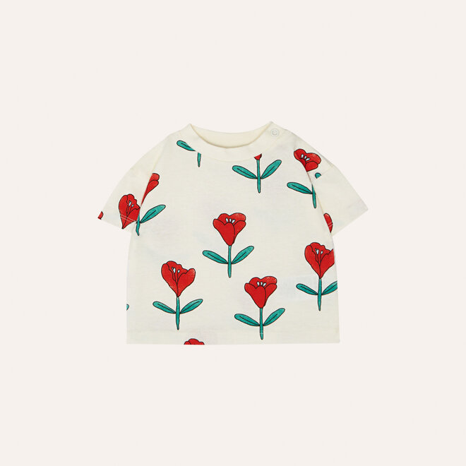 baby tshirt - tulips allover
