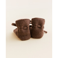 HVID booties - mocha - 9-15M
