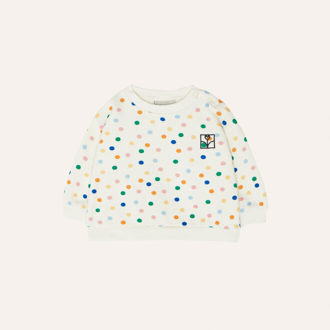 baby sweatshirt - dots allover