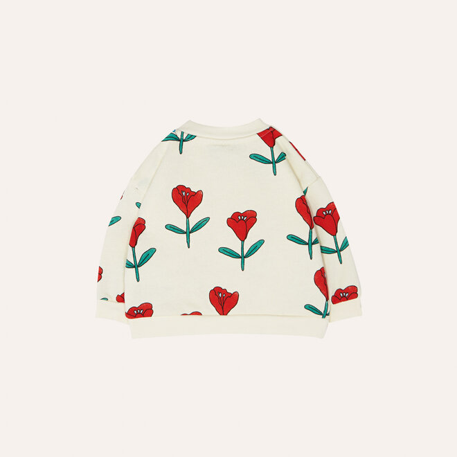 baby sweatshirt - tulips allover