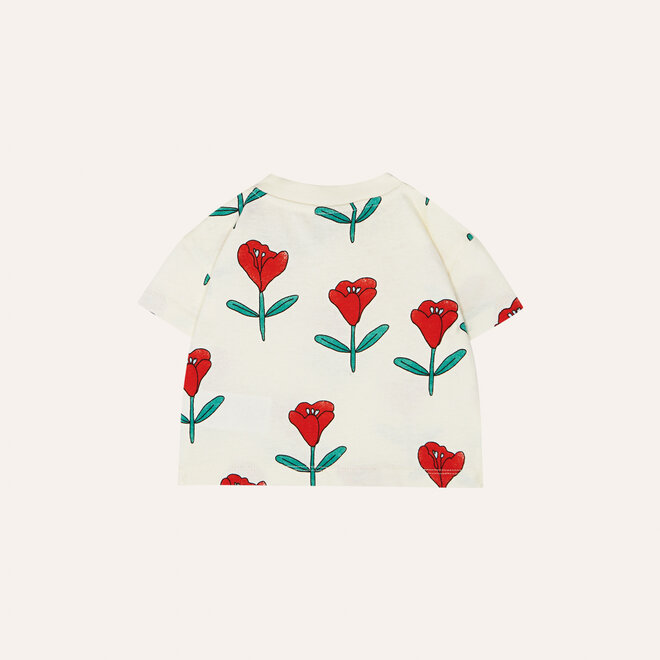 baby tshirt - tulips allover