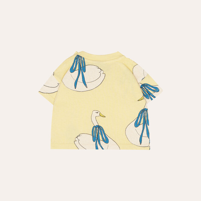 baby tshirt - swans allover