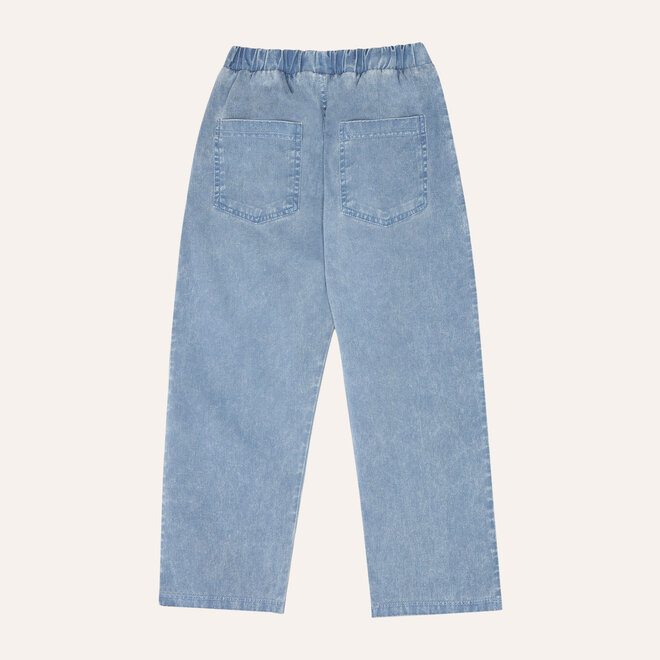 kids blue washed trousers