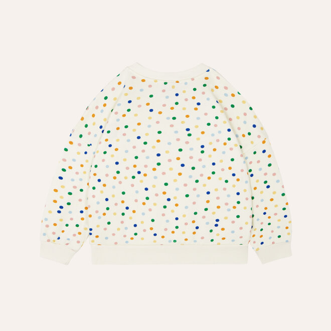 kids sweatshirt - dots allover oversized