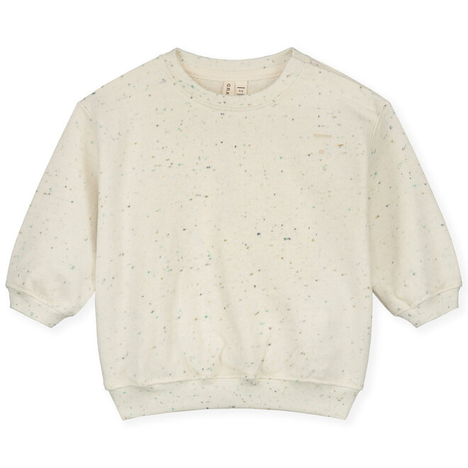 baby dropped shoulder sweater - sprinkles