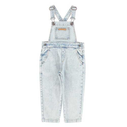 PIUPIUCHICK dungarees - washed blue denim