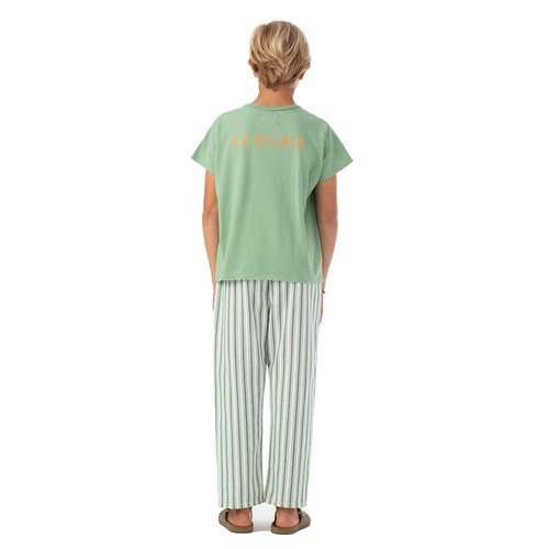 tshirt - green multicolor circle print PIUPIUCHICK tshirt - green multicolor circle print