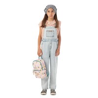 PIUPIUCHICK dungarees - washed blue denim