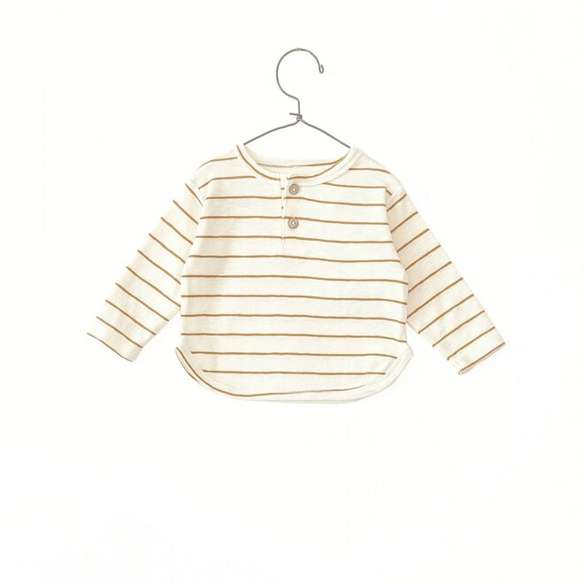 striped rib flame sweater