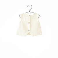 PLAY UP woven tetra top - ecru
