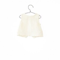 PLAY UP woven tetra top - ecru