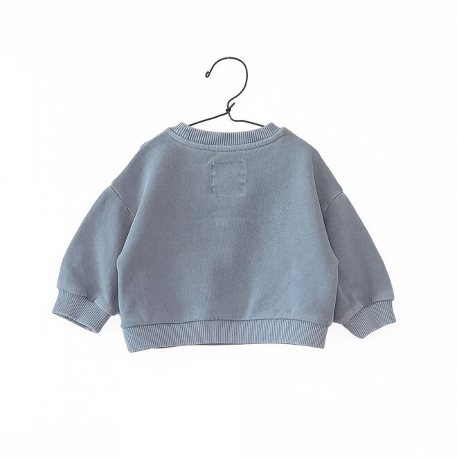 fleece sweater - sea