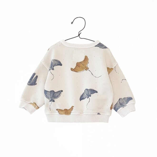 printed sweater - ray