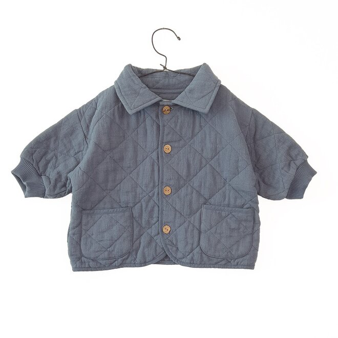 woven jacket - sea