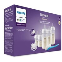natural 3.0 starterset met extra fles & flessenborstel - set van 5 flessen AVENT natural 3.0 starterset met extra fles & flessenborstel - set van 5 flessen
