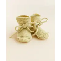 HVID booties - light yellow - 0-9M