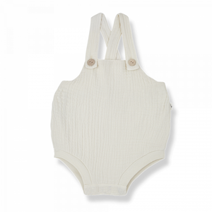 1+ IN THE FAMILY muslin onesie dido - ivory muslin onesie dido - ivory