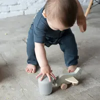 EKOBO silicone baby sippy cup - cloud