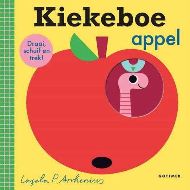 kiekeboe - appel - draai, schuif & trekboekje