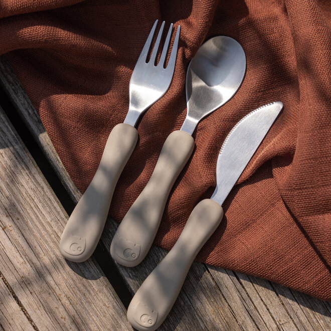 cutlery 3 pieces - jetty beige