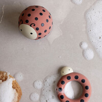 SEBRA ladybird teether/bath toy