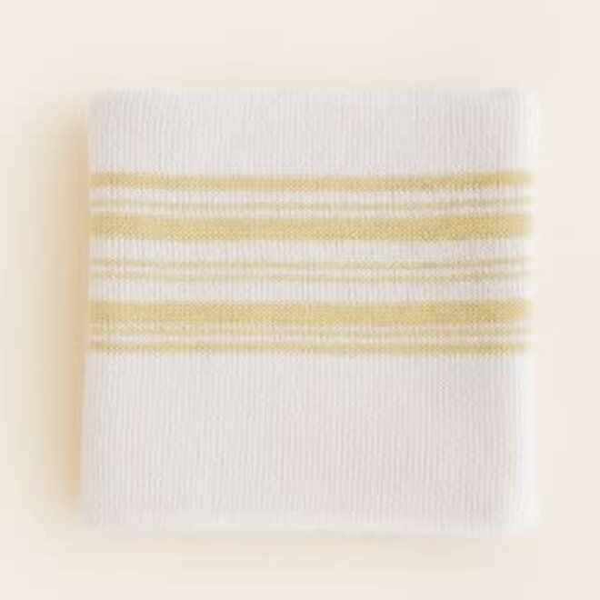 blanket gilbert - silver/light yellow