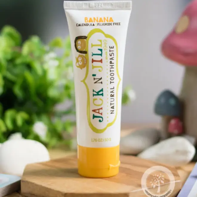 natural toothpaste organic - banana