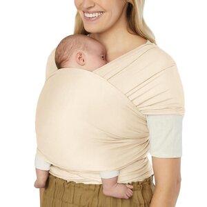 aura babydraagdoek  - knit cream