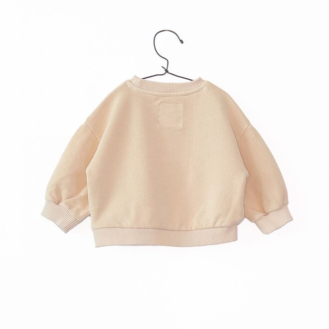 fleece sweater - soft pink slow