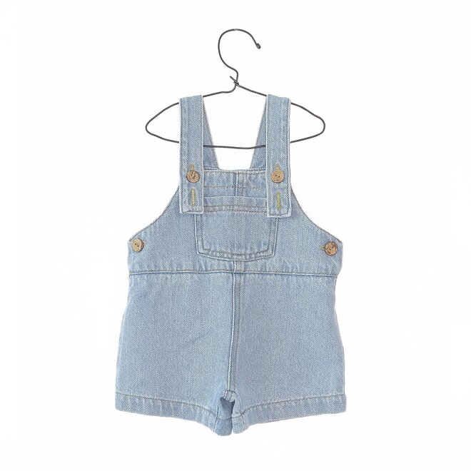 denim jumpsuit short