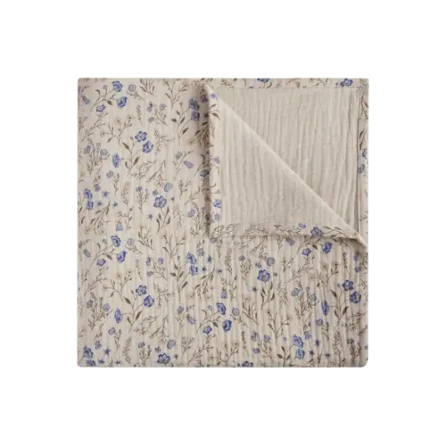 GARBO & FRIENDS muslin swaddle blanket - flora oat