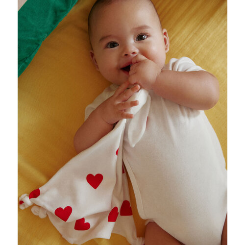 PETIT BATEAU 2 pack wrap-around body short sleeves - white