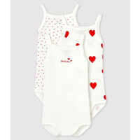 PETIT BATEAU 3 pack wrap-around body straps- hearts