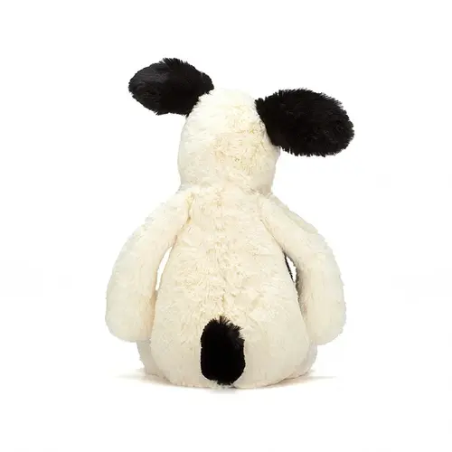 JELLYCAT bashful black & cream puppy - medium