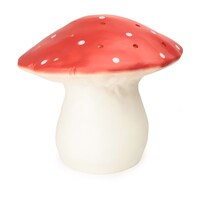 HEICO large mushroom lamp - red