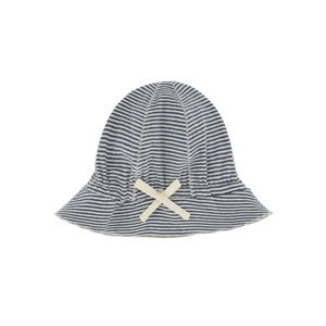 baby sun hat - blue grey cream