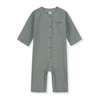 GRAY LABEL baby overall - blue grey cream