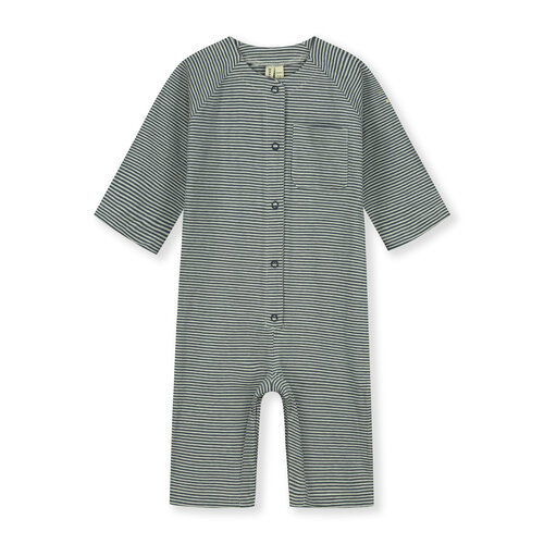 GRAY LABEL baby overall - blue grey cream