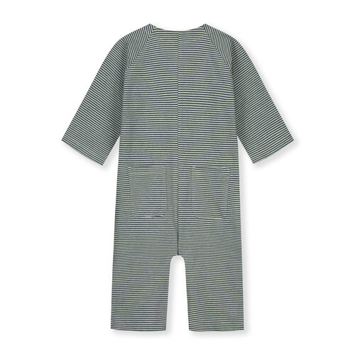 GRAY LABEL baby overall - blue grey cream