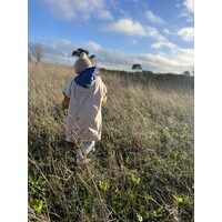POULE PARTY rain poncho - colorblock - beige