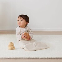 ERGOPOUCH slaapzak lange mouwen 1.0 TOG - oatmeal (3-12M)