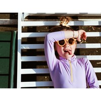 BAÏNES long sleeve swimsuit UPF50+ - lila