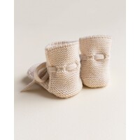 HVID booties - cream - 0-9M