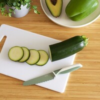 KIDDIKUTTER kiddikutter leermes voor kinderen - kiwi