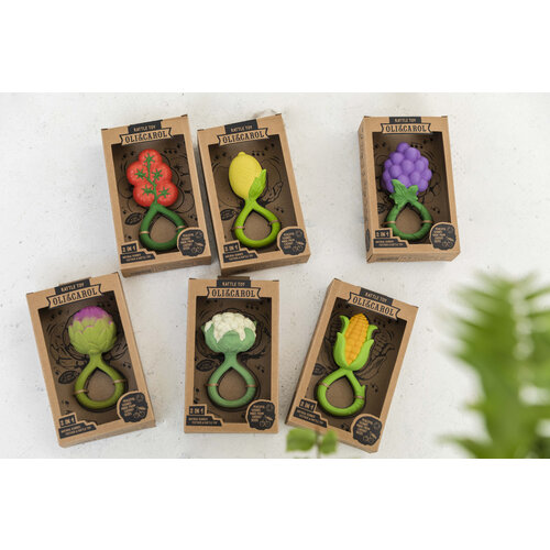 OLI & CAROL tomato rattle toy